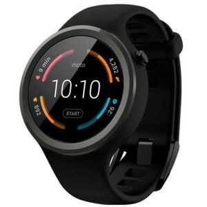 Moto 360 Sport Black Smart Watch